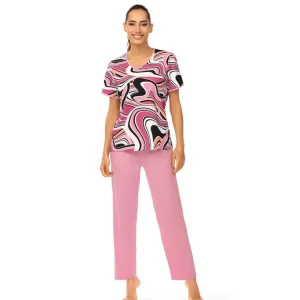 Pyjama Ascafa rose multicolor A2313113