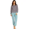 Pyjama Comtessa blauw rose multi 242348