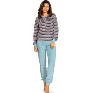 Pyjama Comtessa blauw rose multi 242348