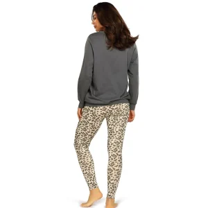 Pyjama Comtessa grijs leopard 242329 90