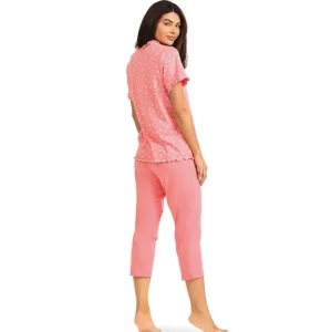 Pyjama Comtessa rose 7/8 pijp 241319