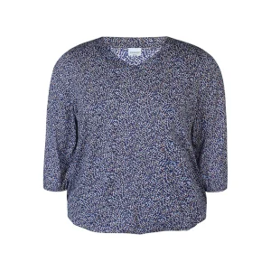 Shirt 3/4 mouw Zhenzi blauw multi 200630
