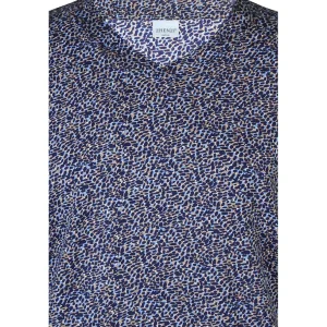 Shirt 3/4 mouw Zhenzi blauw multi 200630