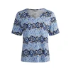 Shirt Barbara Lebek blauw multi 77200052