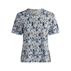 Shirt Barbara Lebek blauw multi 77210052