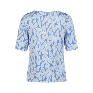 Shirt Barbara Lebek blauw multi 77150052