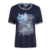 Shirt Barbara Lebek D.blauw print 82090052