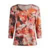 Shirt Barbara Lebek koraal print 80000052