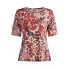 Shirt Barbara Lebek koraal print 75190052