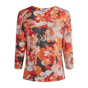 Shirt Barbara Lebek koraal print 80000052