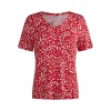 Shirt Barbara Lebek rood creme 76190052