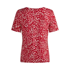 Shirt Barbara Lebek rood creme 76190052