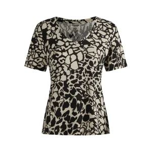 Shirt Barbara Lebek zwart creme 75710052