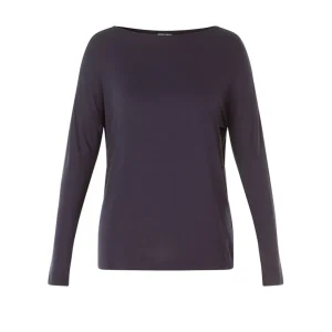 Shirt Base Level Curvy D.blauw Adele 7000022