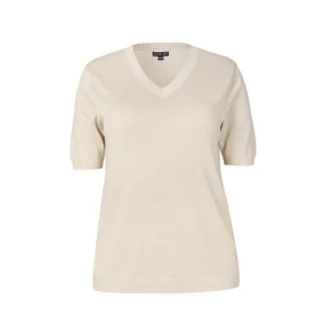 Shirt Exxcellent beige glitter Marcelinne 25ZJE02