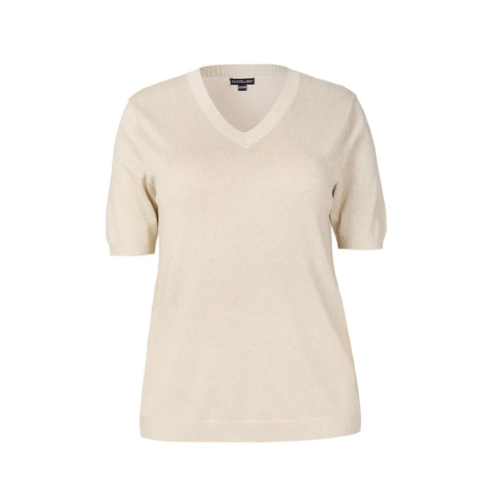 shirt_exxcellent_beige_gl_1.webp Shirt Exxcellent beige glitter Marcelinne 25ZJE02