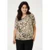 Shirt Kaffe Curve gebreid leopard 10582981