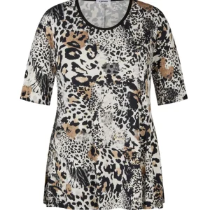 Shirt KJBrand bruin zwart multicolor 5096 514