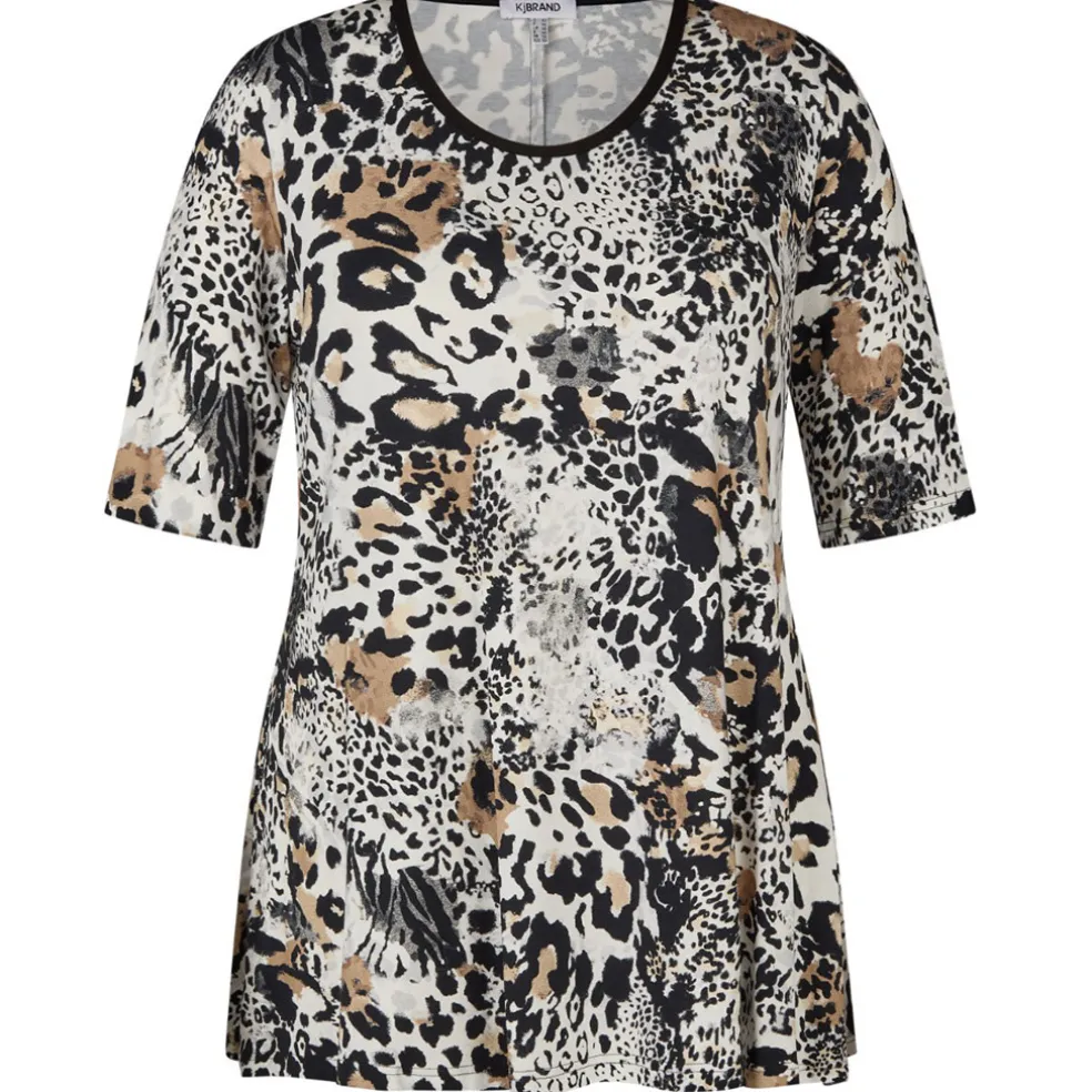 shirt_kjbrand_bruin_zwart_0.webp Shirt KJBrand bruin zwart multicolor 5096 514