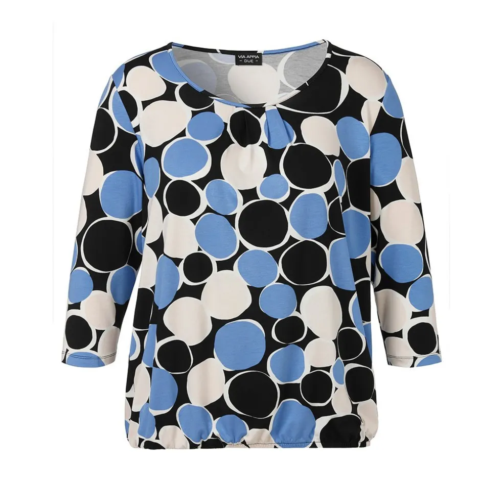 shirt_via_appia_due__mouw_0-2.webp Shirt Via Appia Due 3/4 mouw zwart blauw 2521450 103