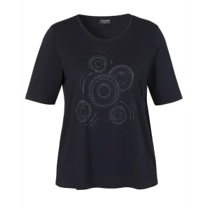 Shirt Via Appia Due 1/2 mouw D.blauw 2521410 800