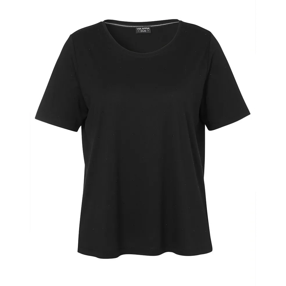 shirt_via_appia_due__mouw_0-8.webp Shirt Via Appia Due 1/2 mouw zwart strass 2511434