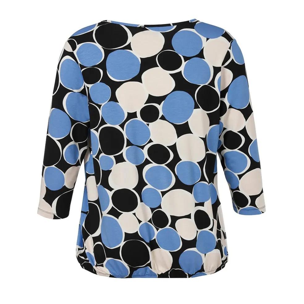 shirt_via_appia_due__mouw_1-2.webp Shirt Via Appia Due 3/4 mouw zwart blauw 2521450 103