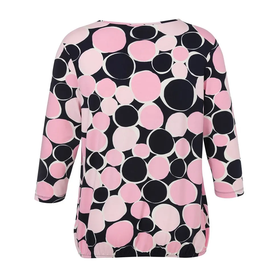 shirt_via_appia_due__mouw_1-4.webp Shirt Via Appia Due 3/4 mouw D.blauw rose 2521450 803