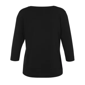 Shirt Via Appia Due 3/4 mouw zwart print 2511444