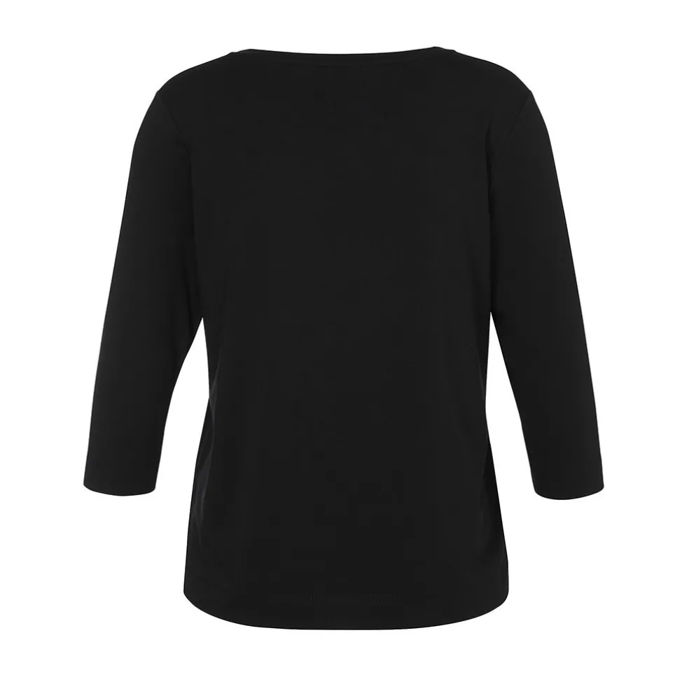 shirt_via_appia_due__mouw_1-9.webp Shirt Via Appia Due 3/4 mouw zwart print 2511444