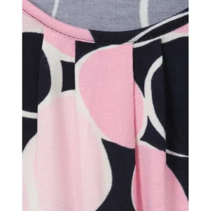 Shirt Via Appia Due 3/4 mouw D.blauw rose 2521450 803