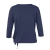 Shirt Via Appia Due ronde hals blauw 643022