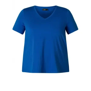 Shirt Yesta V-hals kobalt Alba A005292