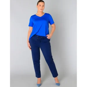 Shirt Yesta V-hals kobalt Alba A005292