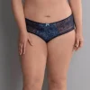 Slip taille Anita marine Fleur 1355