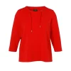Sweater Via Appia Due 3/4 mouw rood 2521720