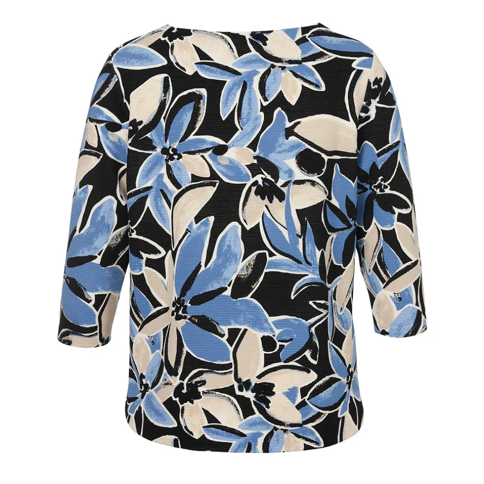 sweater_via_appia_due__mo_2.webp Sweater Via Appia Due 3/4 mouw zwart blauw 2521430 103
