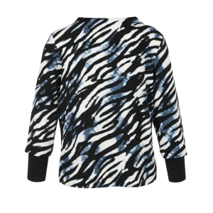 Sweater Via Appia Due blauw multi 2511722