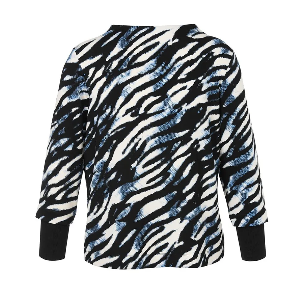 sweater_via_appia_due_bla_1.webp Sweater Via Appia Due blauw multi 2511722