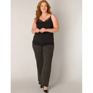 Top Base Level Curvy kant zwart Yelina 7000105