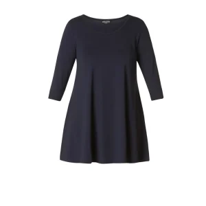 Tuniek Base level curvy Aria D.blauw 7000029
