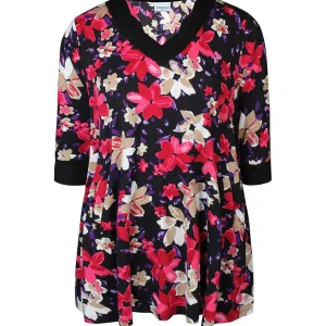 Tuniek Zhenzi rose zwart 200634