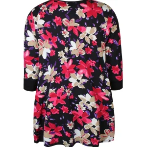 Tuniek Zhenzi rose zwart 200634