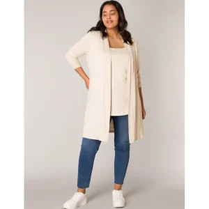 Vest Base Level Curvy Ayla long L.beige 7000001