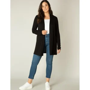 Vest Base level curvy Ayla zwart 7000023
