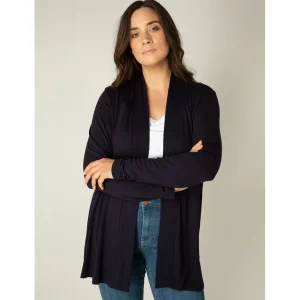 Vest Base Level Curvy D.blauw Ayla 7000023