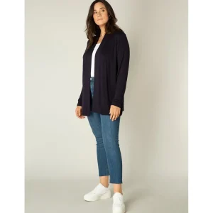 Vest Base Level Curvy D.blauw Ayla 7000023