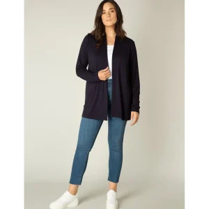 Vest Base Level Curvy D.blauw Ayla 7000023