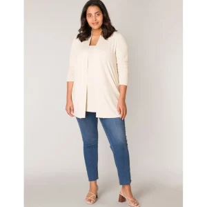 Vest Base Level Curvy licht beige Ayala 7000023